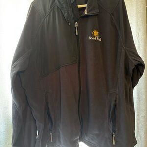 Black Men's Jacket boar’s head 3x